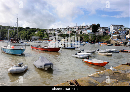 THE HARBOUR AT NEW QUAY CEREDIGION WEST WALES UK Stock Photo