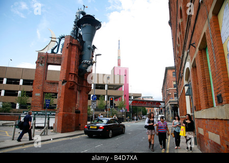 Aug 2008 - The Horn Affleck s Palace in the Northern Quarter Manchester England UK Stock Photo