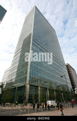 Lehman Brothers building London Bank Street Canary Wharf Docklands ...