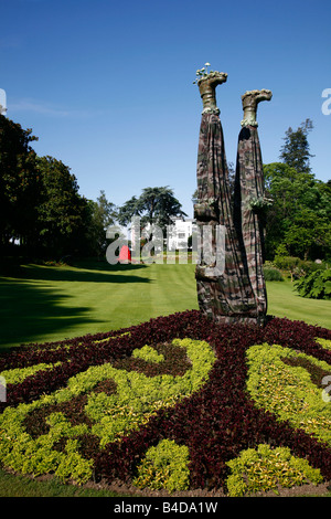 July 2008 - Jardin des Plantes botanical gardens Nantes Brittany France Stock Photo