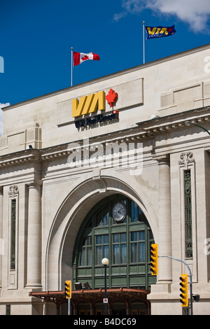 Union Station (1911), Railway Station in the City of Winnipeg, Manitoba, Canada. Stock Photo