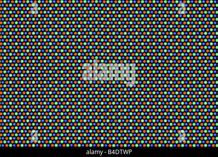 Pixels of cathode ray tube. Seamless picture Stock Photo