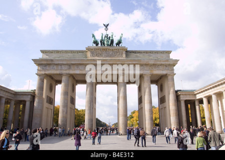 Brandenberg Gate or Tor Berlin Germany Stock Photo