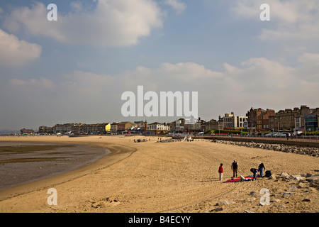 Beach and seafront hotels Morecambe Lancashire England UK Stock Photo