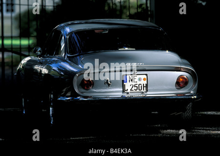 Car, Ferrari Lusso, model year approx. 1963, 1960s, sixties, vintage car, silver, Coupé, Coupe, sports car, class of luxury,  st Stock Photo