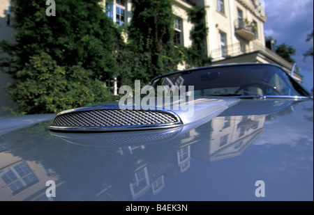 Car, Ferrari Lusso, model year approx. 1963, 1960s, sixties, vintage car, silver, Coupé, Coupe, sports car, class of luxury,  de Stock Photo