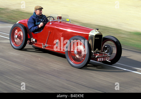 Car, Amilcar C 6, model year 1927-1930, vintage car, 1920s, twenties 1930s, thirties,   driving, diagonal front, front view, sid Stock Photo