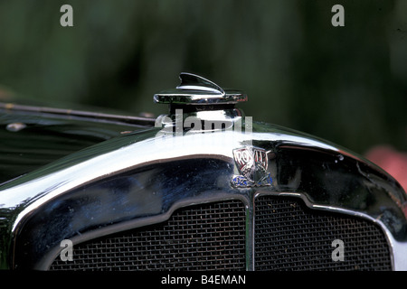 Car, Rover 10, 25 Nizam Sports, model year 1931-1032, dark-green,  vintage car, 1930s, thirties,  detail, details,  radiator, co Stock Photo