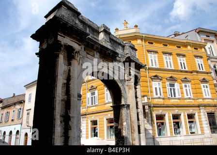 Sergii arch Pula Croatia Stock Photo