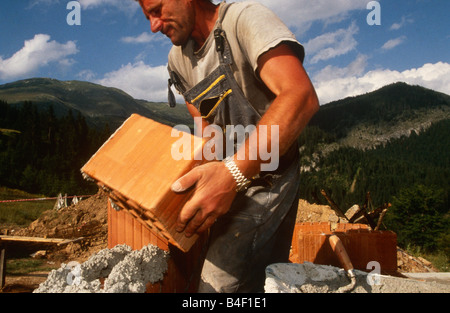 Rebuilding in Kosovo. Stock Photo