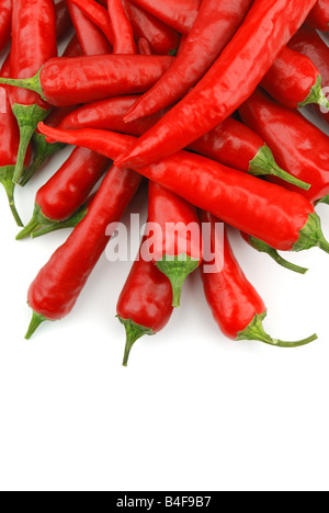 Red pepper isolated on white background Stock Photo