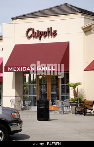 Chipotle Mexican Grill restaurant in San Jose California USA Stock Photo