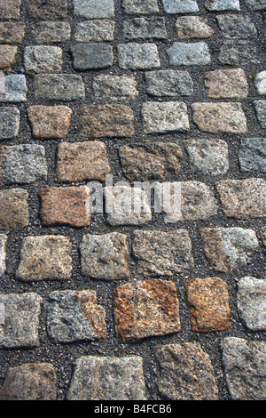 Cobbled Street - nice background Stock Photo