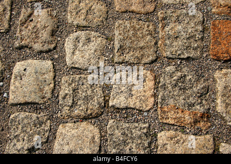 Cobbled Street - nice background Stock Photo