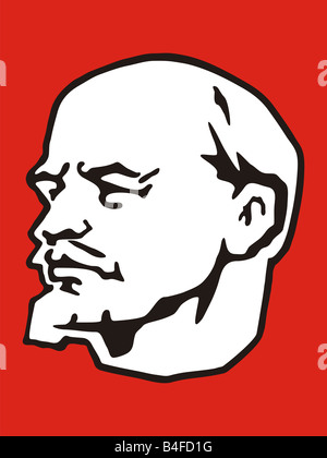 lenin ussr soviet head revolutionary leader communism silhouette ...