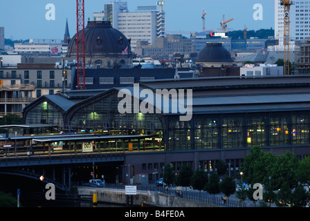 Berlin Friedrichstrasse railway station, Berlin, Germany Stock Photo