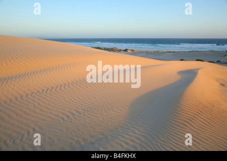 Sand hills Sleaford Bay South Australia Stock Photo