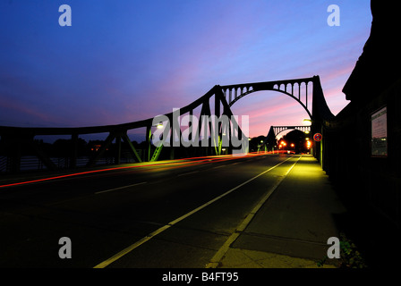 Potsdam,Glinicker Bridge, Night Germany,Photo Kazimierz Jurewicz Stock Photo