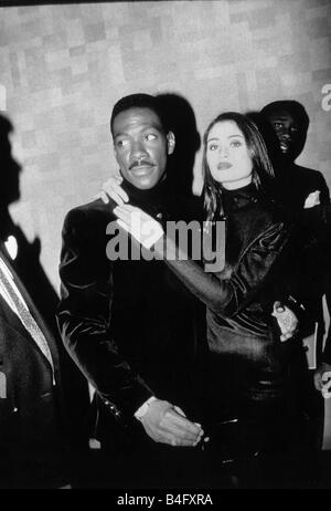 Eddie Murphy Actor Comedian with actress Charlotte Lewis star of the Golden Child Mirrorpix Stock Photo