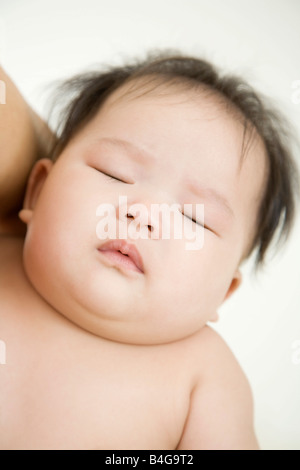 A sleeping baby Stock Photo