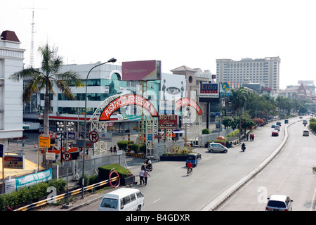 Mangga Dua Shopping District in Jakarta Indonesia Stock Photo