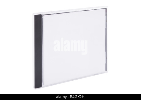 DVD case isolated on a white background Stock Photo