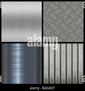 Seamless Brushed Nickel Texture That Tiles Stock Illustration 41918141
