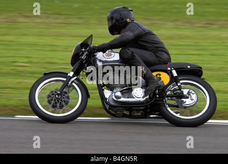 BSA Gold Star Classic Motorcycle Racing Stock Photo
