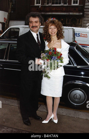 Helen Worth Actress Television Coronation Street and Michael Angelis were married at the Chelsea Registry office Stock Photo