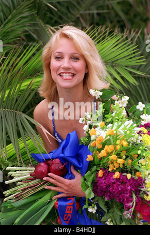 Malandra Burrows Actress at the Chelsea Flower Show Stock Photo