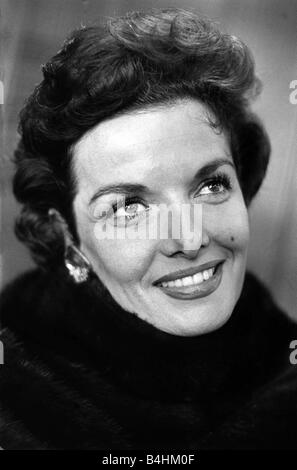 Jane Ru A portrait of Jane Russell, an American actress and singer, known for ...