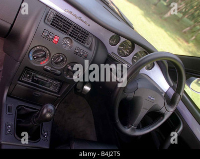 Fiat Coupe interior September 1998 Stock Photo