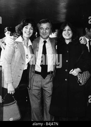 Nanette Newman and husband Bryan Forbes attend a ceremony given by The ...