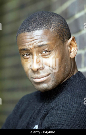 David Harewood October 2002 Actor Portrait Stock Photo