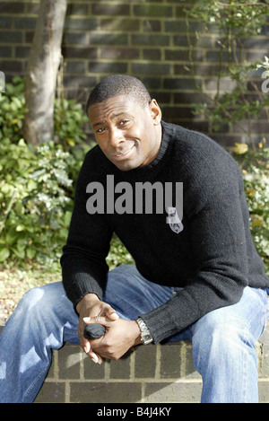 David Harewood October 2002 Actor Portrait Stock Photo