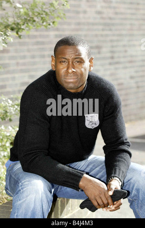 David Harewood October 2002 Actor Portrait Stock Photo