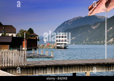 Taken in the village of Pertisau in Austria along the shores of Lake Achensee Stock Photo
