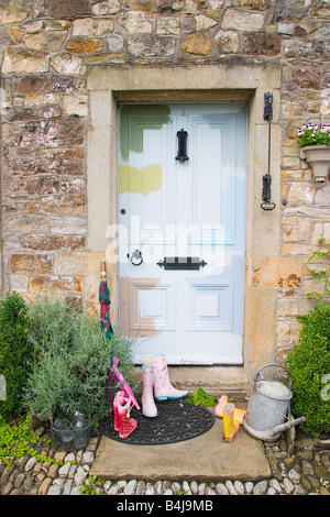 Front door scene Stock Photo