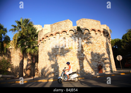 Cesme, Izmir area, Turkey, fortress, harbor, harbour, area Stock Photo