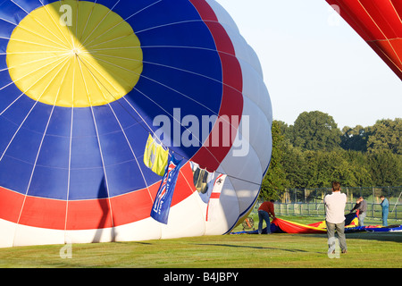 Hot Air Balloons, Northampton Balloon Festival, Northamptonshire, England, UK Stock Photo