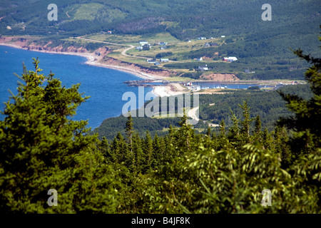 Cabot Trail in Cape Breton, Nova Scotia, Canada Stock Photo