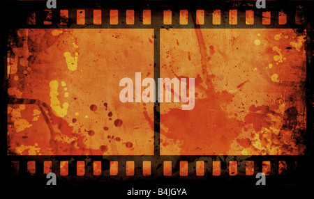 Old film strip in grunge style Stock Photo - Alamy
