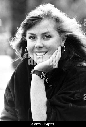 Charlene Fenn Actress who starred in Neighbours the Australian Soap opera April 1988 Dbase Stock Photo