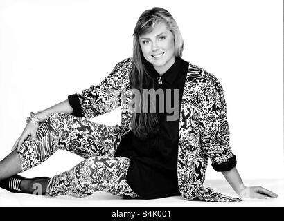 Charlene Fenn Actress who starred in Neighbours the Australian Soap opera April 1988 Dbase Mirrorpix Stock Photo