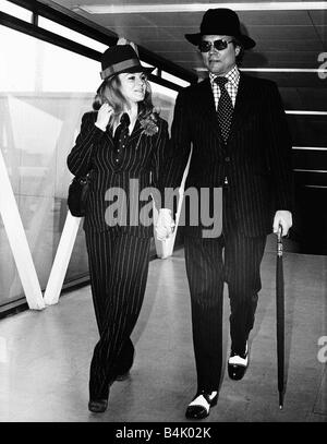 Ann Margret Actress with husband Roger Smith DBase Stock Photo