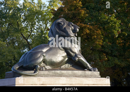 Denfert Rochereau Paris 14e The Lion of Belfort sculpture France Stock Photo