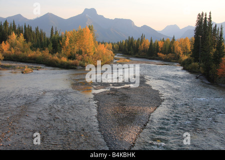 Kananaskis country in autumn, Alberta Stock Photo