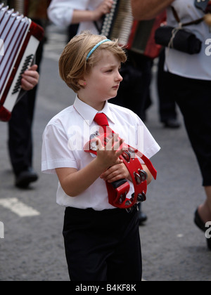 The Royal Black Institution '12th August' Parade in Enniskillen County Fermanagh Northern Ireland (Took place 9th August 2008) Stock Photo