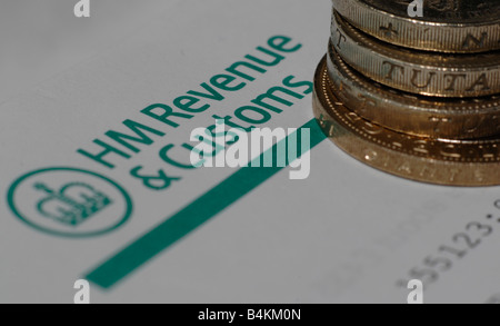 HM Revenue and Customs form Stock Photo