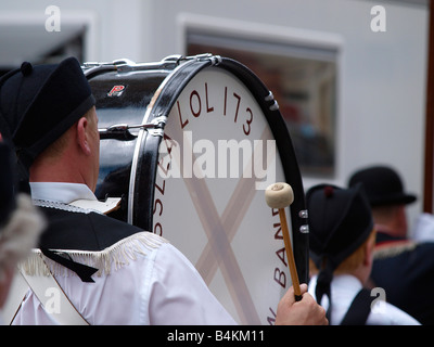 The Royal Black Institution '12th August' Parade in Enniskillen County Fermanagh Northern Ireland (Took place 9th August 2008) Stock Photo